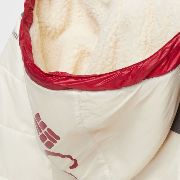 Columbia Women's Lodge Pullover Jacket, Chalk, City Grey, Small - Picture 9 of 15